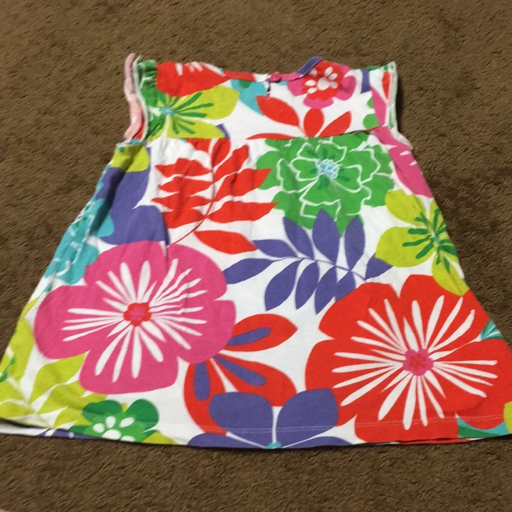 Carters shirt Girls 3T no sleeve floral tropical